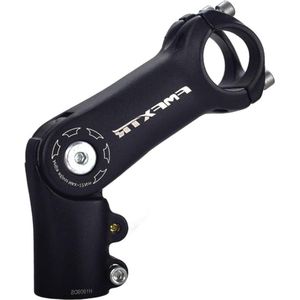 Verstelbare stuurpen 318 90 mm 0-90 graden - Fiets stuurpen verhoger - voor mountainbike racefiets MTB BMX fietsen handlebar extender
