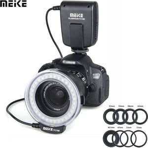 Meike FC-100 macro flitser ringflitser macroflitser Canon Nikon Pentax Olympus Sony