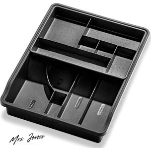 Mrs. Jones 23-Compartiment Originele Junk Lade Organizer Lade Plastic Multifunctionele Opbergbak voor Laden Graniet .