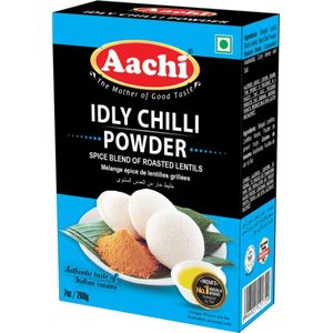 Aachi - Idly Kruidenmix Met Linzen - Idly Chilli Powder - 3x 200 g