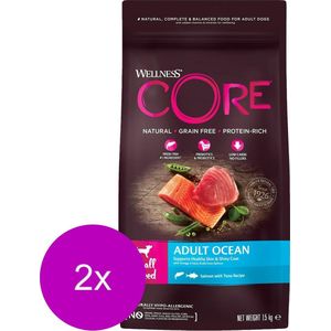 Wellness Core Grain Free Dog Small Breed 1.5 kg - Hondenvoer - 2 x Zalm