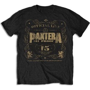 Pantera - 101 Proof Heren T-shirt - XL - Zwart
