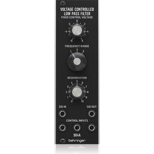 Behringer 904A VC Low-Pass Filter (Black) - Filter modular synthesizer