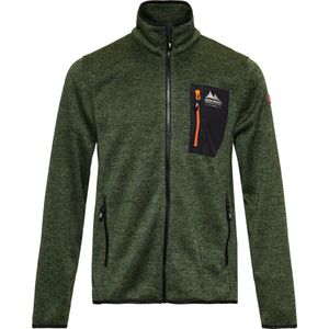Nordberg Noa Fleece Vest - Heren - Groen Melange - Maat 3XL