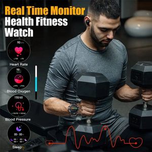 Melanda Steel 1.39 ""Bluetooth Call Smart Watch Mannen Sport Fitness Tracker Horloges Ip68 Waterdichte Smartwatch Voor Android Ios K52