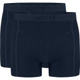 Basics shorts navy 2 pack voor Heren | Maat XL