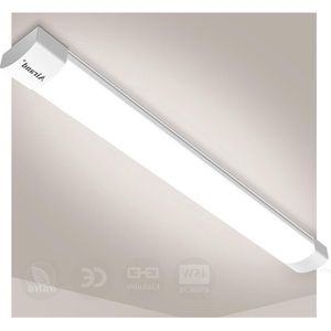 LED Plafondlamp 150CM 45W 4500LM Waterdicht - Natuurlijk Wit - Garage Kantoor - Werkplaats - Buis Licht IP66 - Led Neonlamp - Winkel Badkamer Zolder - Binnen Buiten
