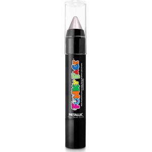 Paintglow Face Paint Stick - Schmink stiften kinderen - Festival make up - Metallic Silver