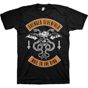 Avenged Sevenfold - Hail To The King Heren T-shirt - M - Zwart