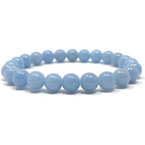 Bixorp Gems Angeliet Edelstenen Armband - Gepolijste Edelsteen Kralenarmband