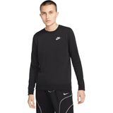 Nike sportswear club fleece sweater in de kleur zwart.