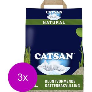 Catsan Natural - Kattenbakvulling - 3 x 8 l