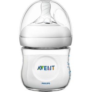 Philips Avent Natural babyfles – SCF030/17 babyfles (0m+) voor langzame toevoer