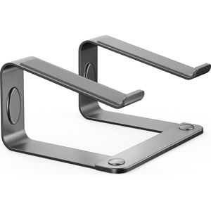 Ergonomische laptopstandaard voor bureau - verstelbare notebookstandaard voor 10-15.6 inch laptops zilver (Grijs)