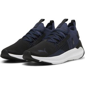 PUMA Softride Symmetry Fuzion Unisex Sportschoenen - PUMA Black-Club Navy-PUMA White