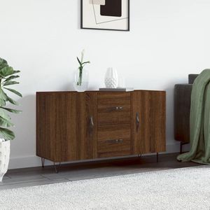 The Living Store Dressoir - Moderne - Bruineiken - 100 x 36 x 60 cm - Duurzaam hout