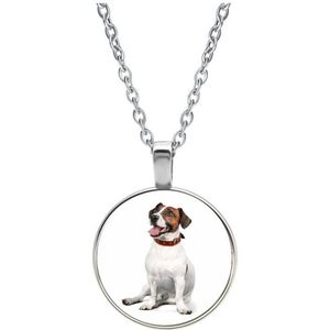 Ketting Glas - Jack Russel