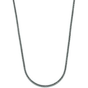 SILK Jewellery - Zilveren Ketting - Chevron - 170.50 - Maat 50,0