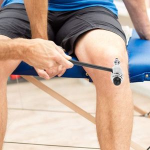 Medische neurologische hamer voor diagnostiek van reflexen - Let op oppervlakkige reacties