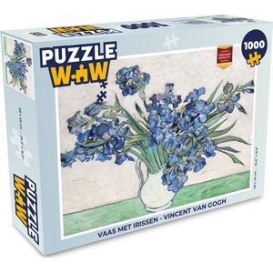 Puzzel Vaas met Irissen - Vincent van Gogh - Legpuzzel - Puzzel 1000 stukjes volwassenen