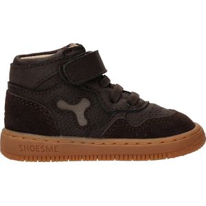 Baby | Babysneakers | Jongens | Dark Brown | Leer | Shoesme | Maat 24