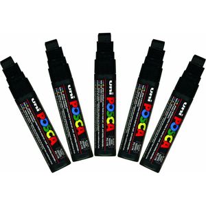 Markeerstiften POSCA PC-17K Zwart 5 Stuks