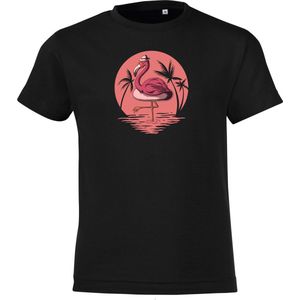 Klere-Zooi - Flamingo - T-Shirt - 104 (3/4 jaar)