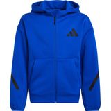 adidas Sportswear adidas Z.N.E. Trainingsjack met Capuchon en Lange Rits Kids - Kinderen - Blauw- 128