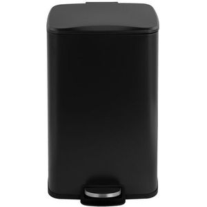 Pedaalemmer - Afvalbak - Zwart - 30 liter - Salt en Pepper