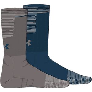 Under Armour 2 Paar Cold Weather Golfsokken 36-47+ Pewter Petrol