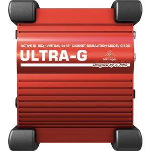 Behringer GI100 Ultra-G DI Box met Speakersimulation - DI Box voor gitaren