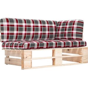 vidaXL - Tuinhoekbank - pallet - geïmpregneerd - grenenhout
