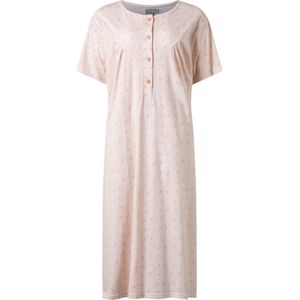 Dames nachthemd korte mouw van cocodream 614625 in roze maat L
