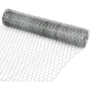 5 meter kippengaas - gegalvaniseerd zeshoekig gaas - konijn dier hek - metalen tuingaas - hekwerk voor tuinieren - doe-het-zelf ambachten - woondecoraties