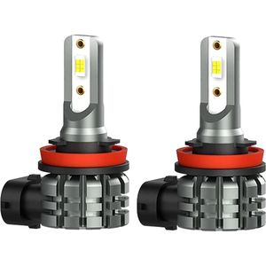TLVX H11 Perfect Fit LED Canbus / Plug and Play / 12V / Auto / Motor / Scooter / LED koplamp / Perfecte pasvorm / 6000K wit licht / Dimlicht Grootlicht Mistlicht
