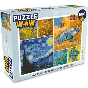 Puzzel Van Gogh - Collage - Oude Meesters - Legpuzzel - Puzzel 500 stukjes