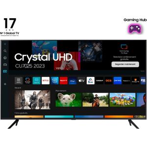 SAMSUNG - 50AU7020 - 50'' (125 cm) - Crystal UHD 4K 3840x2160 - HDR - Smart TV - Gaming-HUB - 3xHDMI