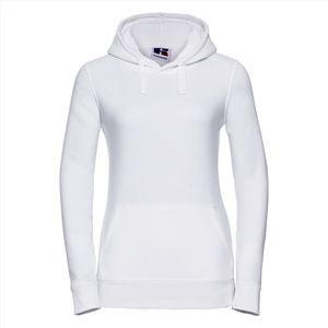 Russell - Authentic Hoodie Dames - Wit - L