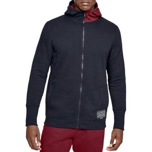 Under Armour Baseline Fleece FZ Hoodie 1343006-002, Mannen, Zwart, bloezen, maat: XS EU