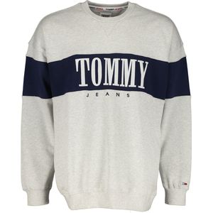 Tommy Jeans Sweater - Regular Fit - Grijs - XXL