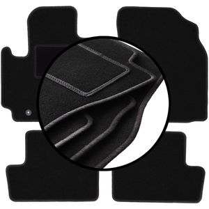 Complete set veloursmatten voor: Toyota RAV4 II 2WD 5-deurs (2001-2005)