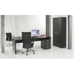 ABC Kantoormeubelen directiebureau chief 210x90cm donker eiken