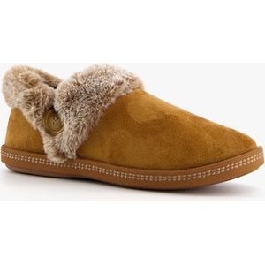 Skechers Cozy Campfire gevoerde dames pantoffels - Bruin - Extra comfort - Memory Foam - Maat 37