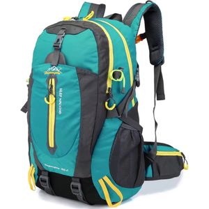 Avoir Avoir®-Backpack - Hiking - Camping- Sport - 40L-rugzak - Zee Blauw - Duurzaam, Lichtgewicht en Compact - Nylon - 52x33x20cm