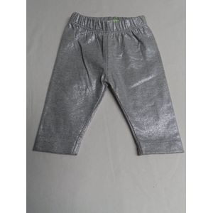 Legging - Meisje - Zilver grijst - Glitter - 0 maand 50