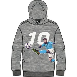 Messi Goal sweater Unisex Trui - Maat 164 - Grey Mele