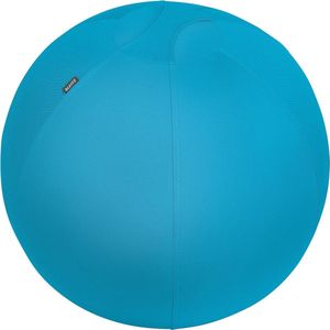 Ergonomisch alternatief voor bureaustoel, diameter 65 cm, inclusief stoffen bekleding, binnenbal, inclusief handluchtpomp, blauw