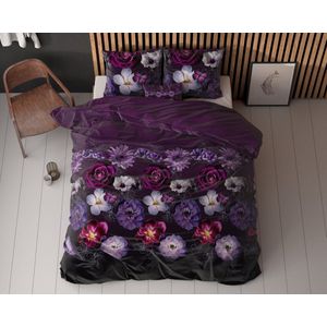 Sleeptime Magic Flower Dekbedovertrek - 200 x 200/220 + 2 60 x 70 cm kussenslopen - Paars