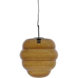 Light & Living Hanglamp Misty - Bruin - 45x45x48cm - Modern - Hanglampen Eetkamer, Slaapkamer, Woonkamer