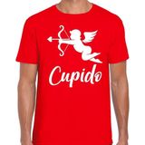 Cupido liefde Valentijn t-shirt rood voor heren - kostuum / outfit - liefde / vrijgezellenfeest / huwelijk / valentijn / carnaval verkleed kleding XL